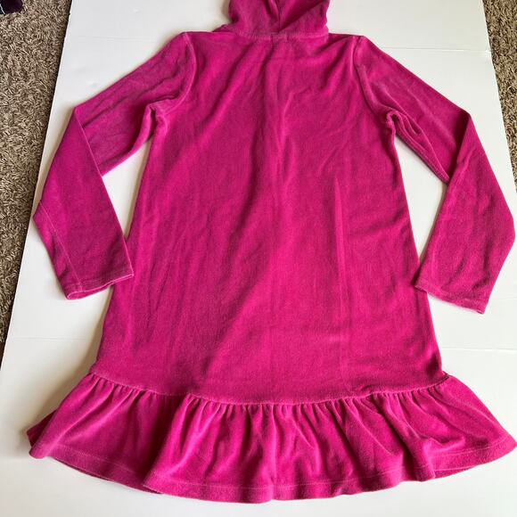 Lands' End Pink Terry Swim Cover-Up M 10-12 - Picture 10 of 10